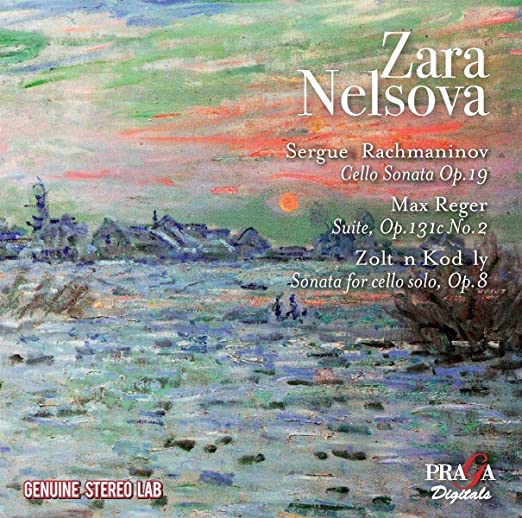 CD Zara Nelsova — Rachmaninov / Reger / Kodaly фото
