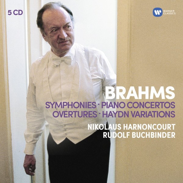 CD Nikolaus Harnoncourt / Rudolf Buchbinder — Brahms: Symphonies / Piano Concertos / Overtures / Haydn Variations (5CD) фото