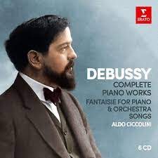 CD Aldo Ciccolini — Debussy: Complete Piano Works / Fantaisie For Piano & Orchestra / Songs (6CD) фото