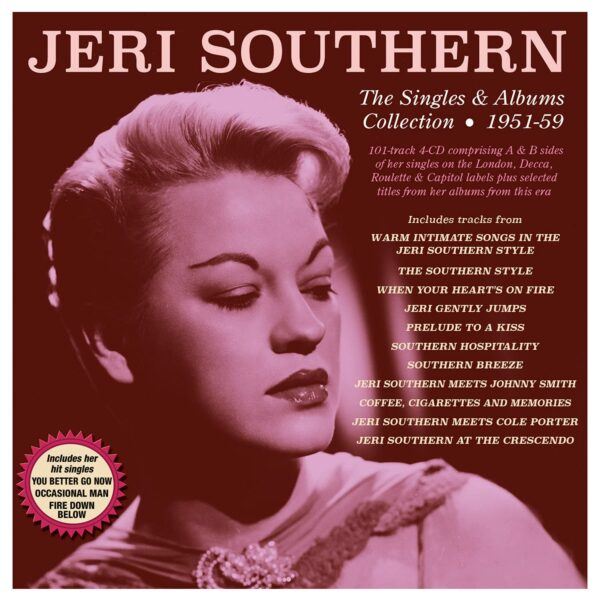 CD Jeri Southern — Singles & Albums Collection 1951-1959 (4CD) фото