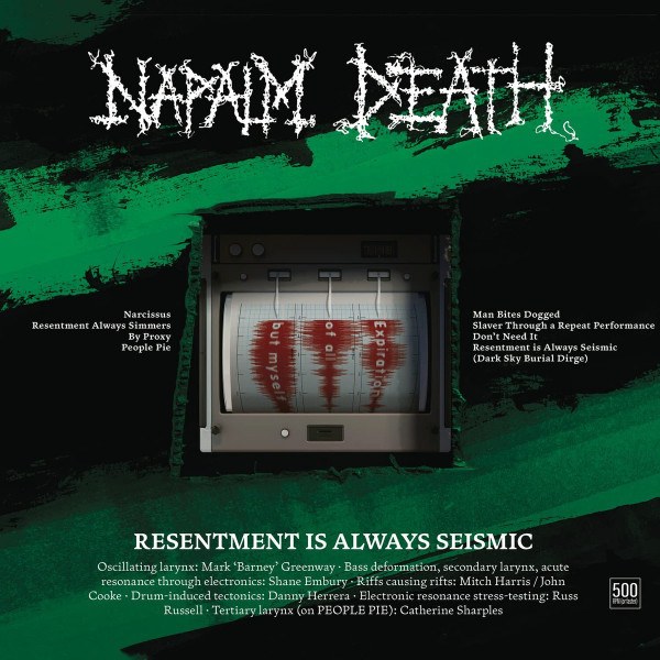 CD Napalm Death — Resentment Is Always Seismic - A Final Throw Of Throes фото