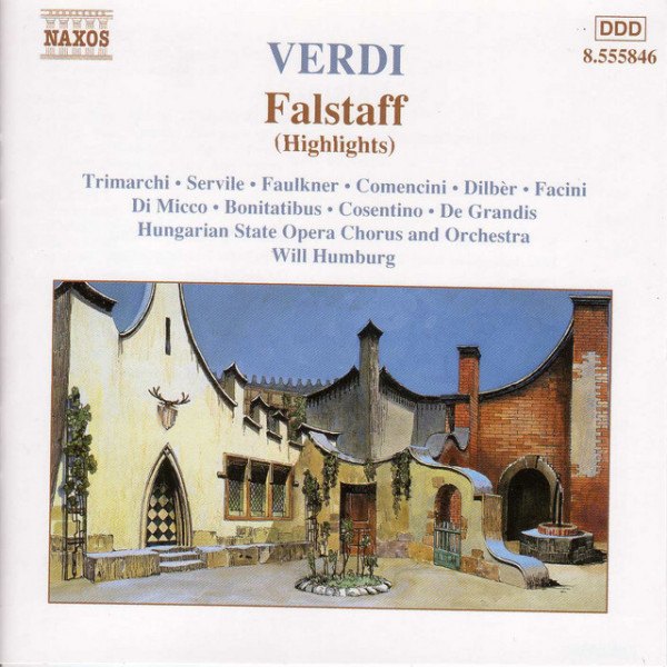 CD Will Humburg — Verdi: Falstaff (Highlights) фото