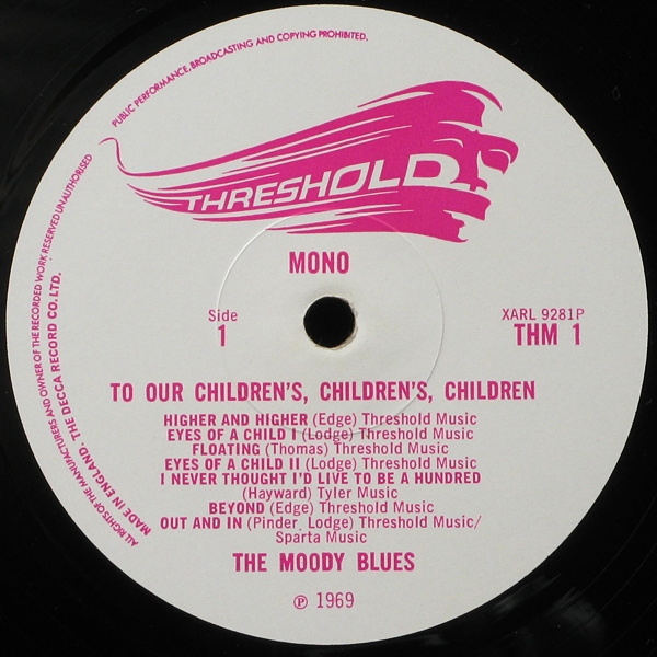 LP Moody Blues — To Our Children's Children's Children (mono) фото 5