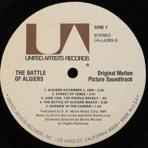 LP Ennio Morricone — Battle Of Algiers фото 3