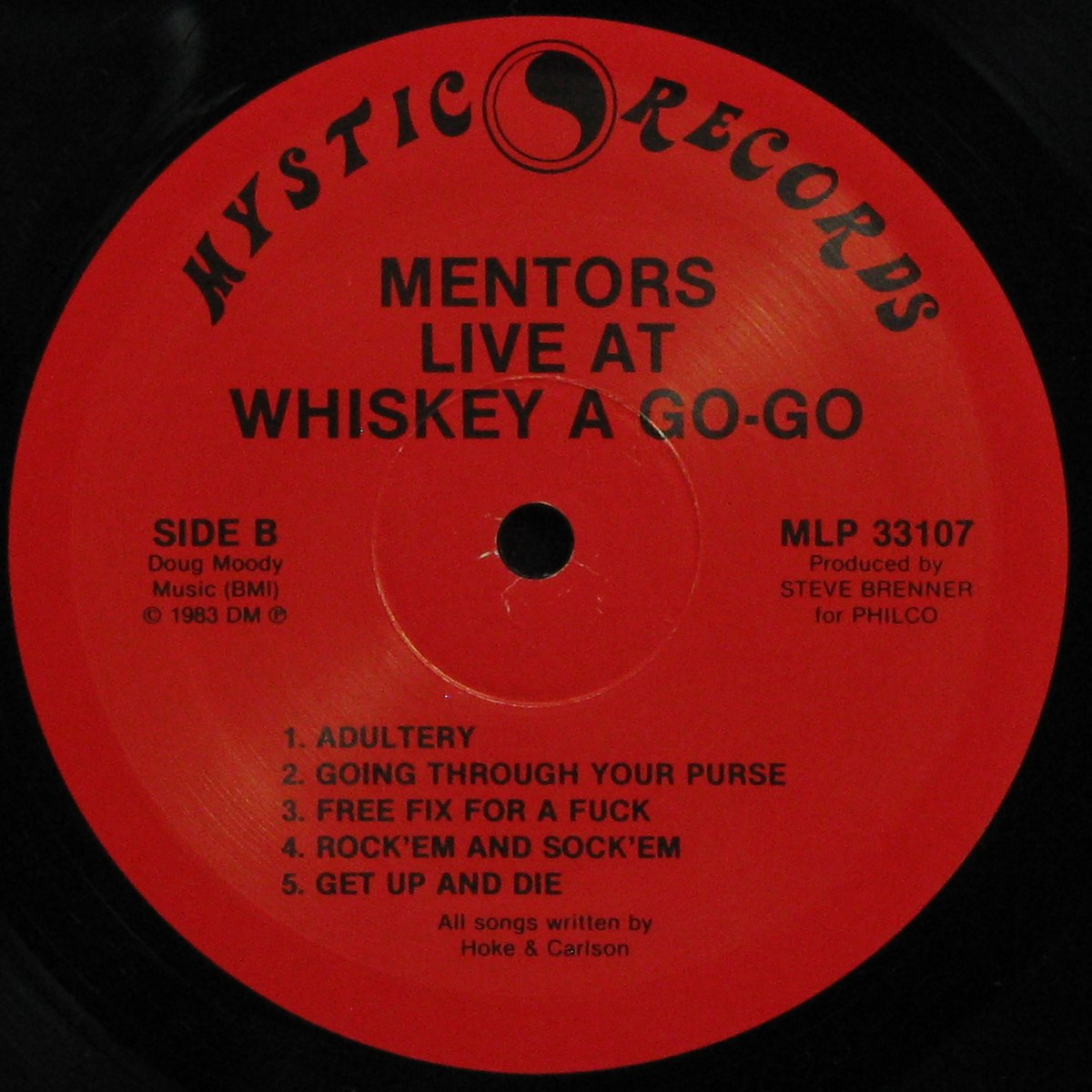 LP Mentors — Live At Whisky A Go-Go / Cathay De Grande фото 4