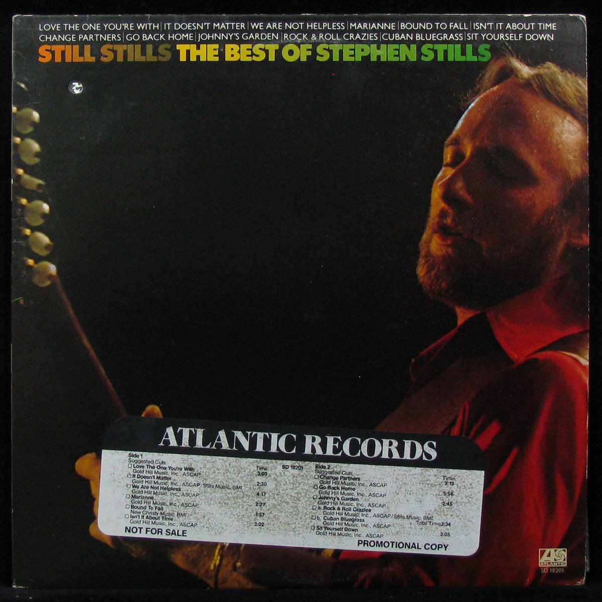 LP Stephen Stills — Best Of Stephen Stills (promo) фото