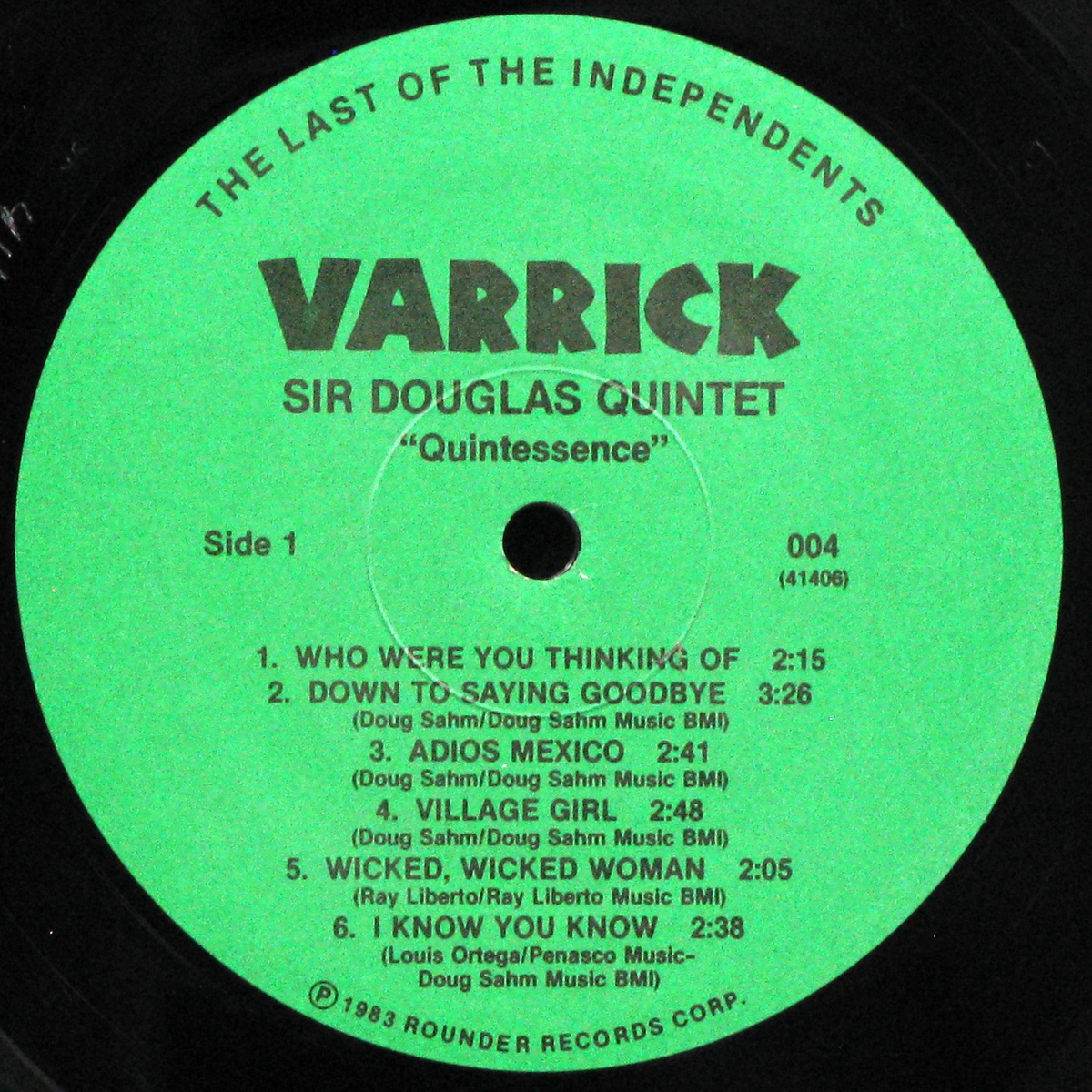 LP Sir Douglas Quintet — Quintessence фото 2