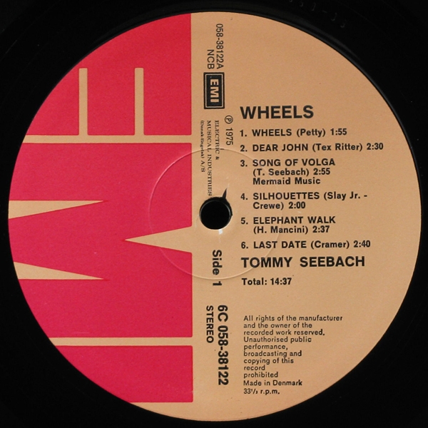 LP Tommy Seebach — Wheels фото 2