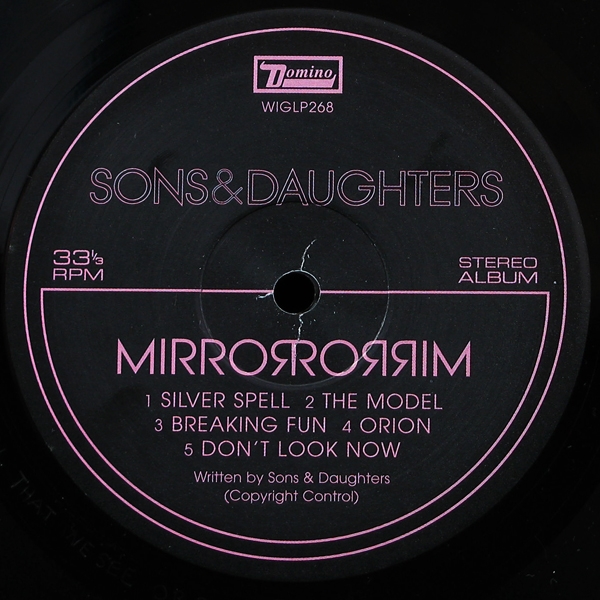 LP Sons & Daughters — Mirror Mirror (+single) фото 3