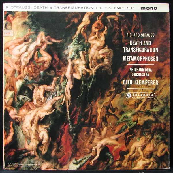 LP Otto Klemperer — Strauss: Death And Transfiguration / Metamorphosen (mono) фото