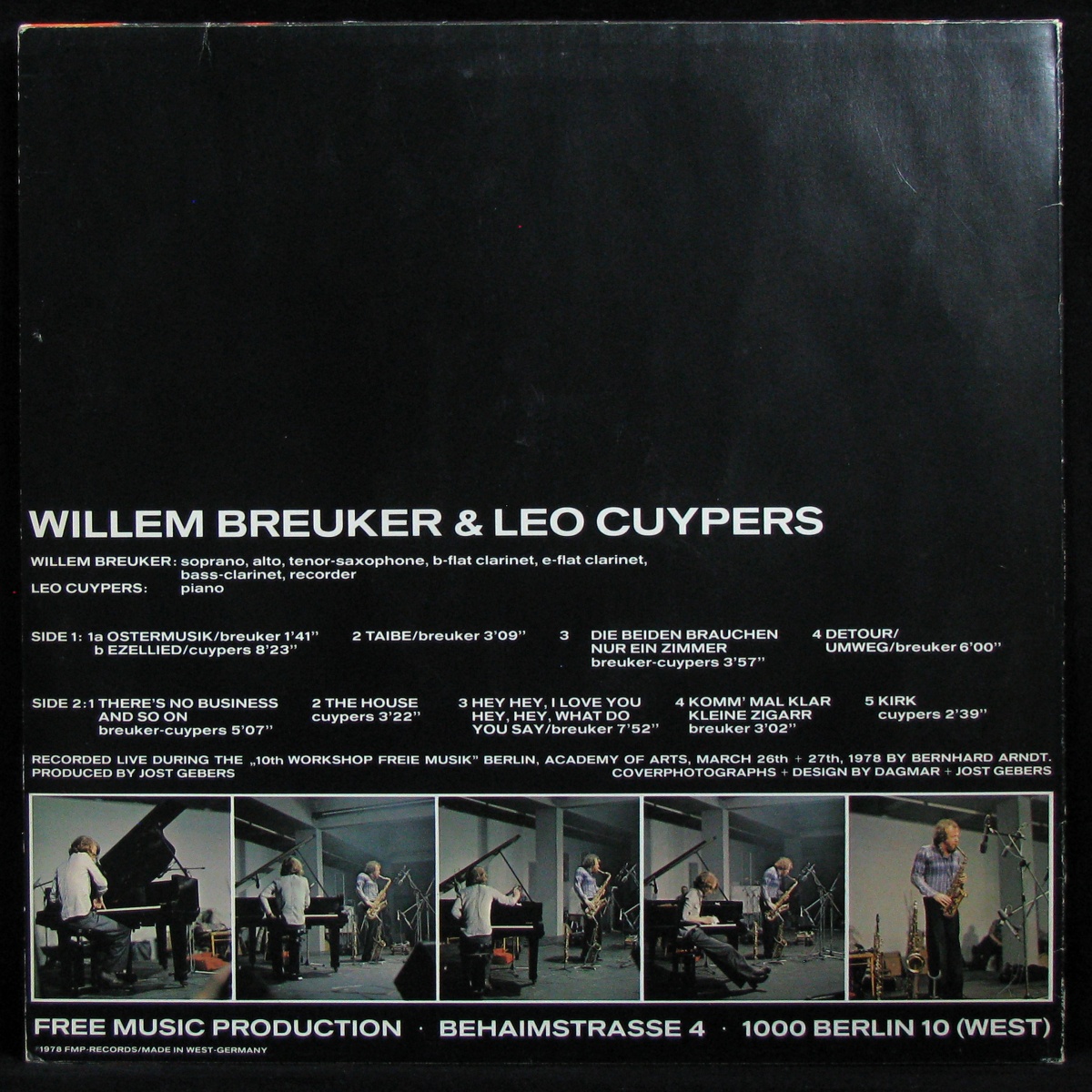 LP Willem Breuker / Leo Cuypers — Superstars фото 2