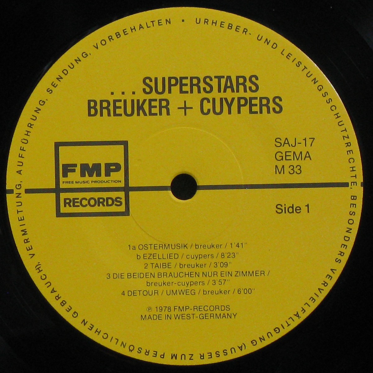 LP Willem Breuker / Leo Cuypers — Superstars фото 3