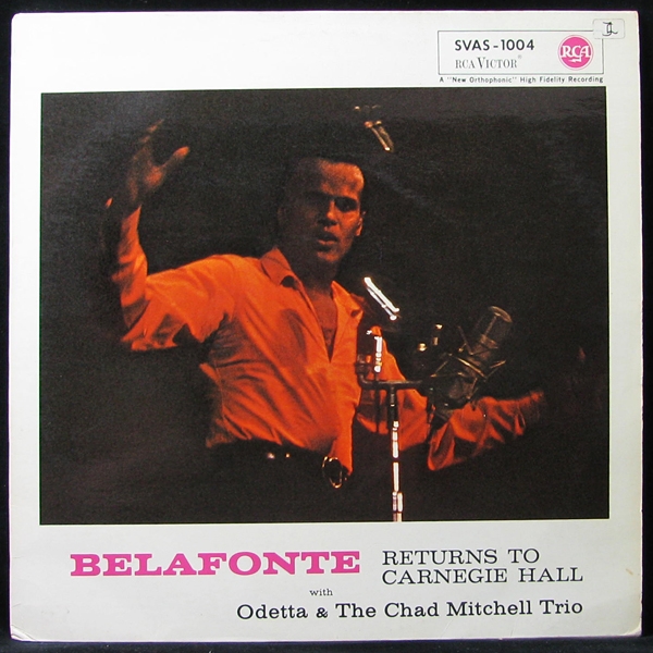 LP Harry Belafonte — Belafonte returns To Carnegie Hall фото
