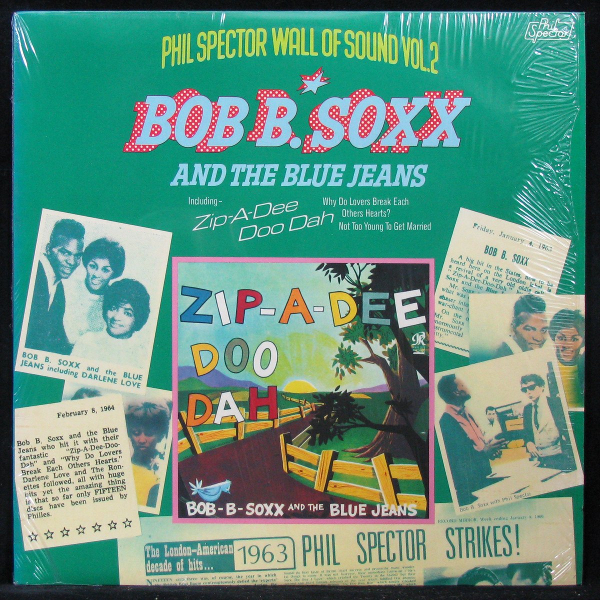 LP Bob B. Soxx And The Blue Jeans — Bob B. Soxx And The Blue Jeans (mono) фото