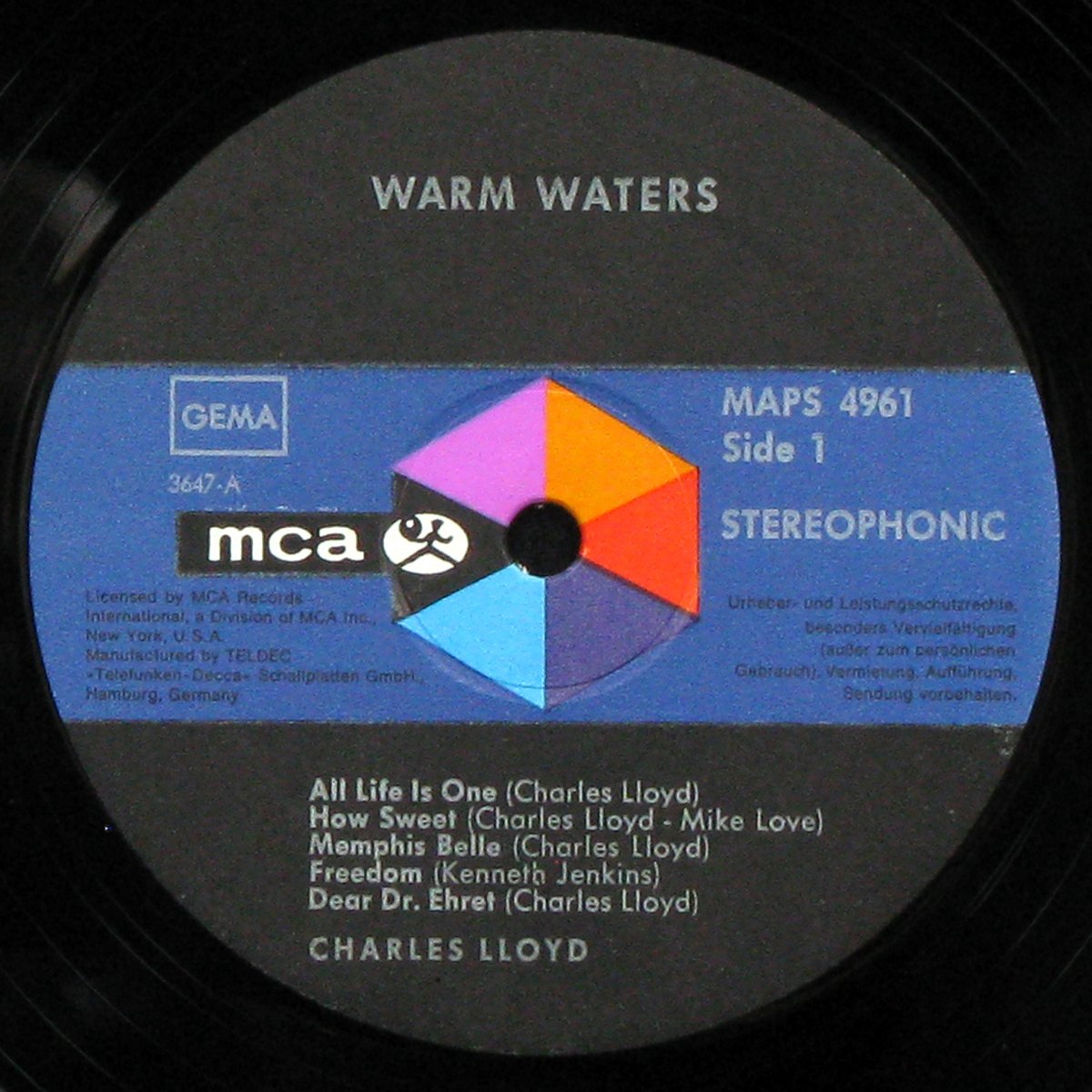 LP Charles Lloyd — Warm Waters фото 2