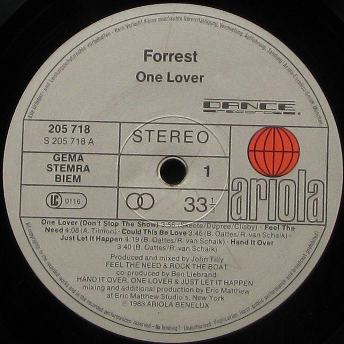 LP Forrest — One Lover фото 2