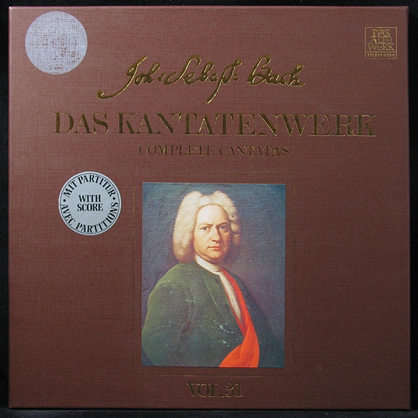 LP Nikolaus Harnoncourt — Bach. Das Kantatenwerk BWV 124-127 - Vol. 31 (2LP Box, + 2 booklets) фото
