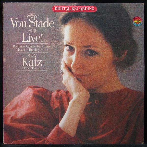 LP Frederica Von Stade / Martin Katz — Rossini / Canteloube / Ravel / Vivaldi / Hundley фото