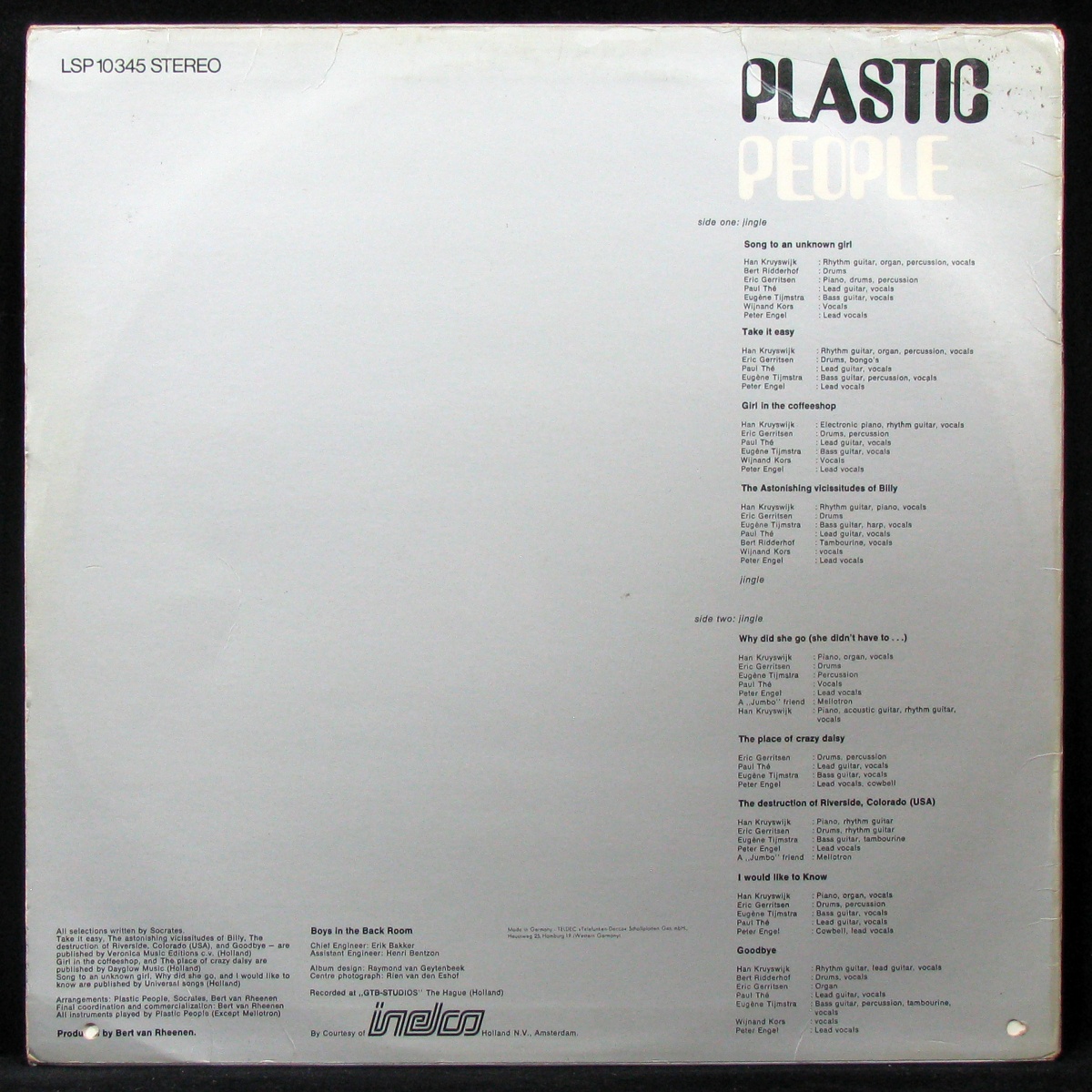 LP Plastic People — Plastic People фото 2