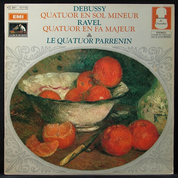 LP Quatuor Parrenin — Debussy: Quatuor En Sol Mineur / Ravel: Quatour En Fa Majeur фото
