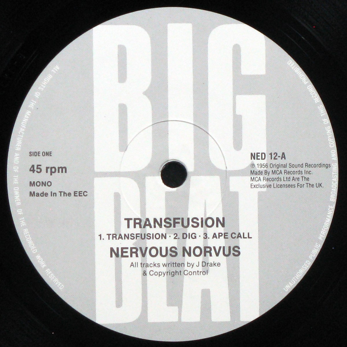 LP Nervous Norvus — Transfusion (mono) фото 2
