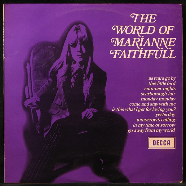 LP Marianne Faithfull — World Of Marianne Faithfull фото
