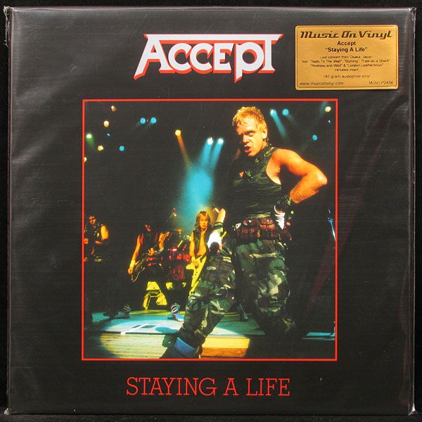 LP Accept — Staying A Life (2LP) фото