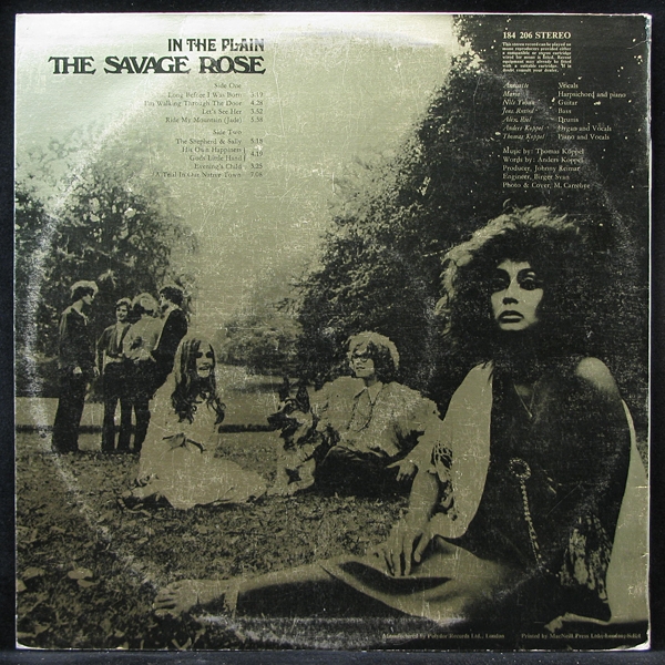LP Savage Rose — In The Plain фото 2