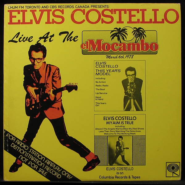 LP Elvis Costello — Live At The El Mocambo фото