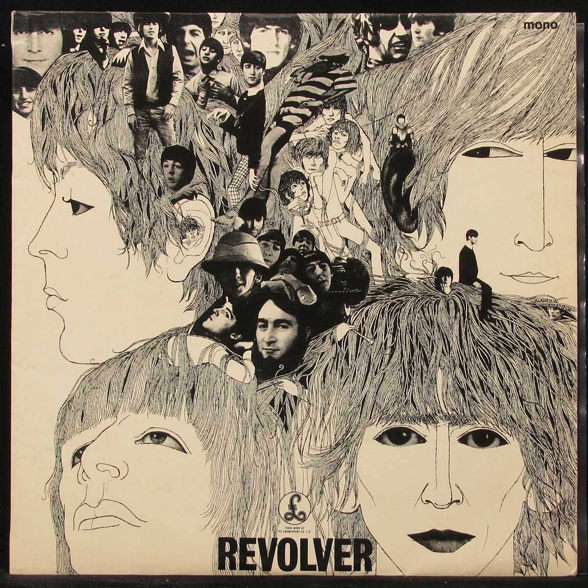 LP Beatles — Revolver (mono) фото