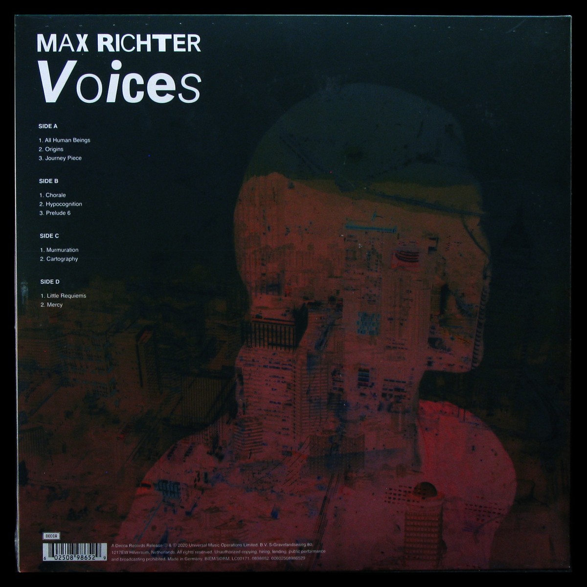 LP Max Richter — Voices (2LP) фото 2