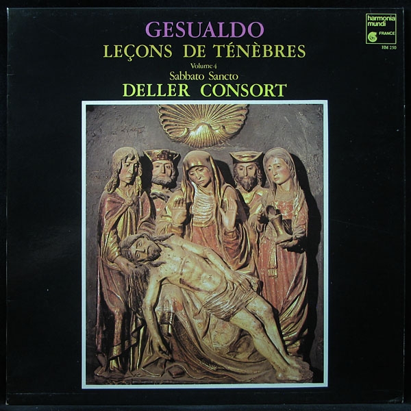 LP Deller Consort — Gesualdo: Lecons De Tenebres Vol.4 фото
