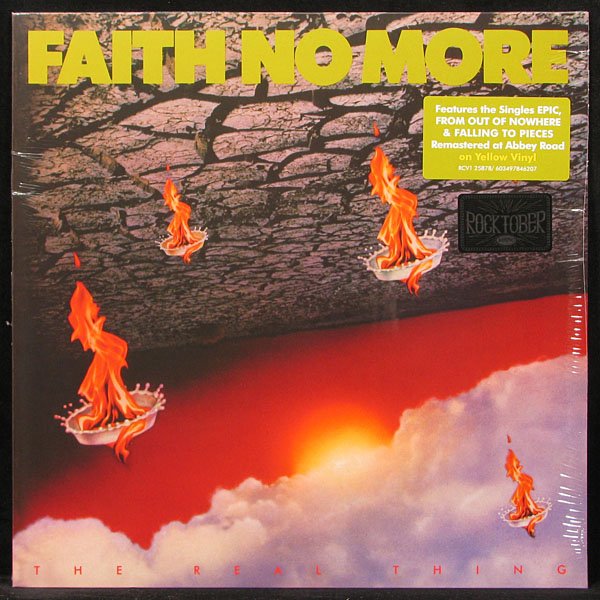LP Faith No More — Real Thing (coloured vinyl) фото