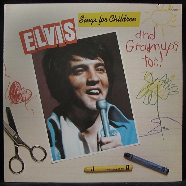 LP Elvis Presley — Elvis Sings For Children And Grownups Too! (+ card) фото