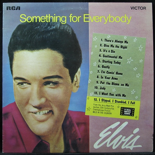 LP Elvis Presley — Something For Everybody фото
