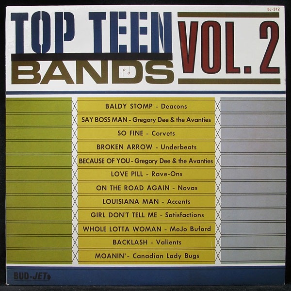 LP V/A — Top Teen Bands Vol. 2 фото