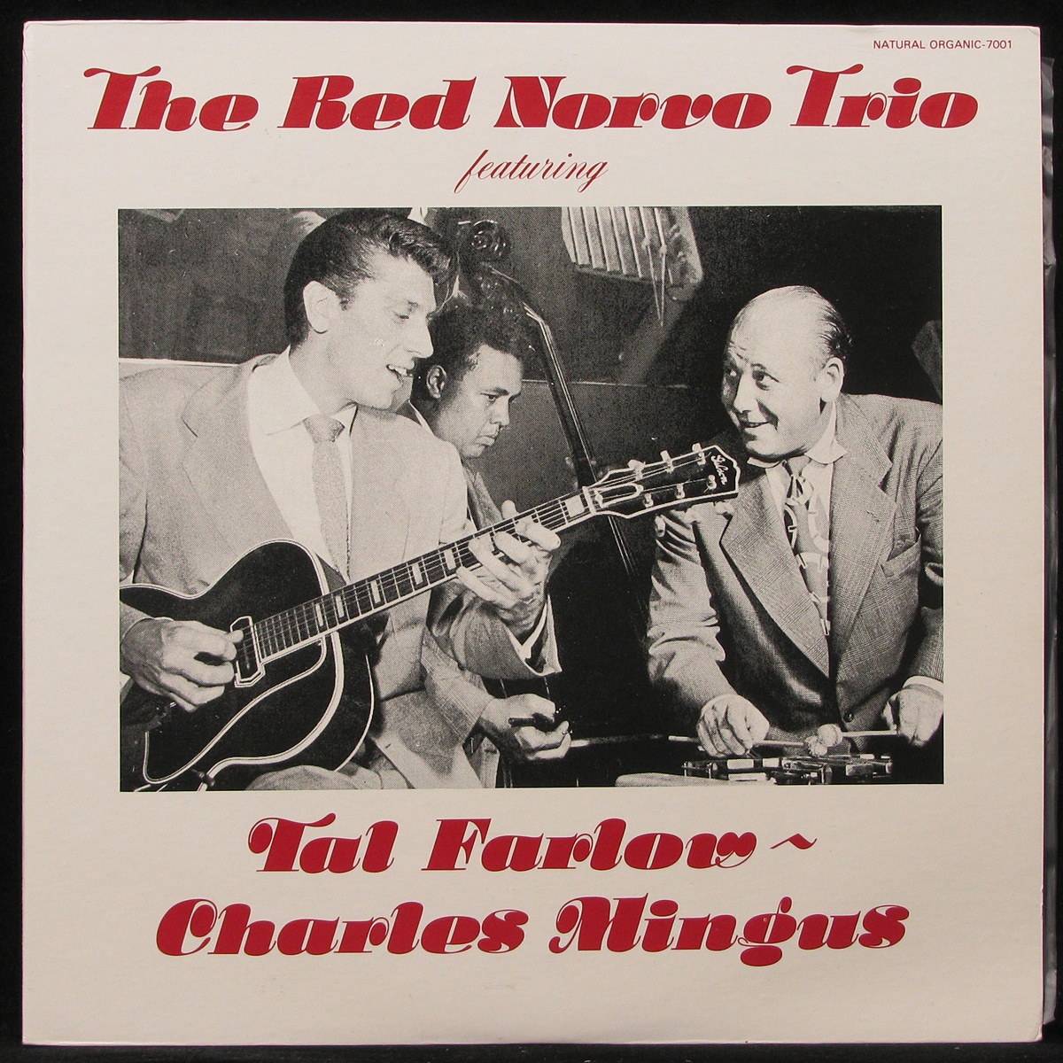 LP Red Norvo / Charles Mingus / Tal Farlow — Red Norvo Trio Featuring Tal Farlow - Charles Mingus (mono) фото