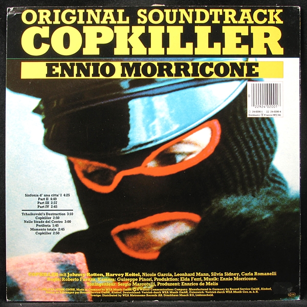 LP Ennio Morricone — Copkiller фото 2