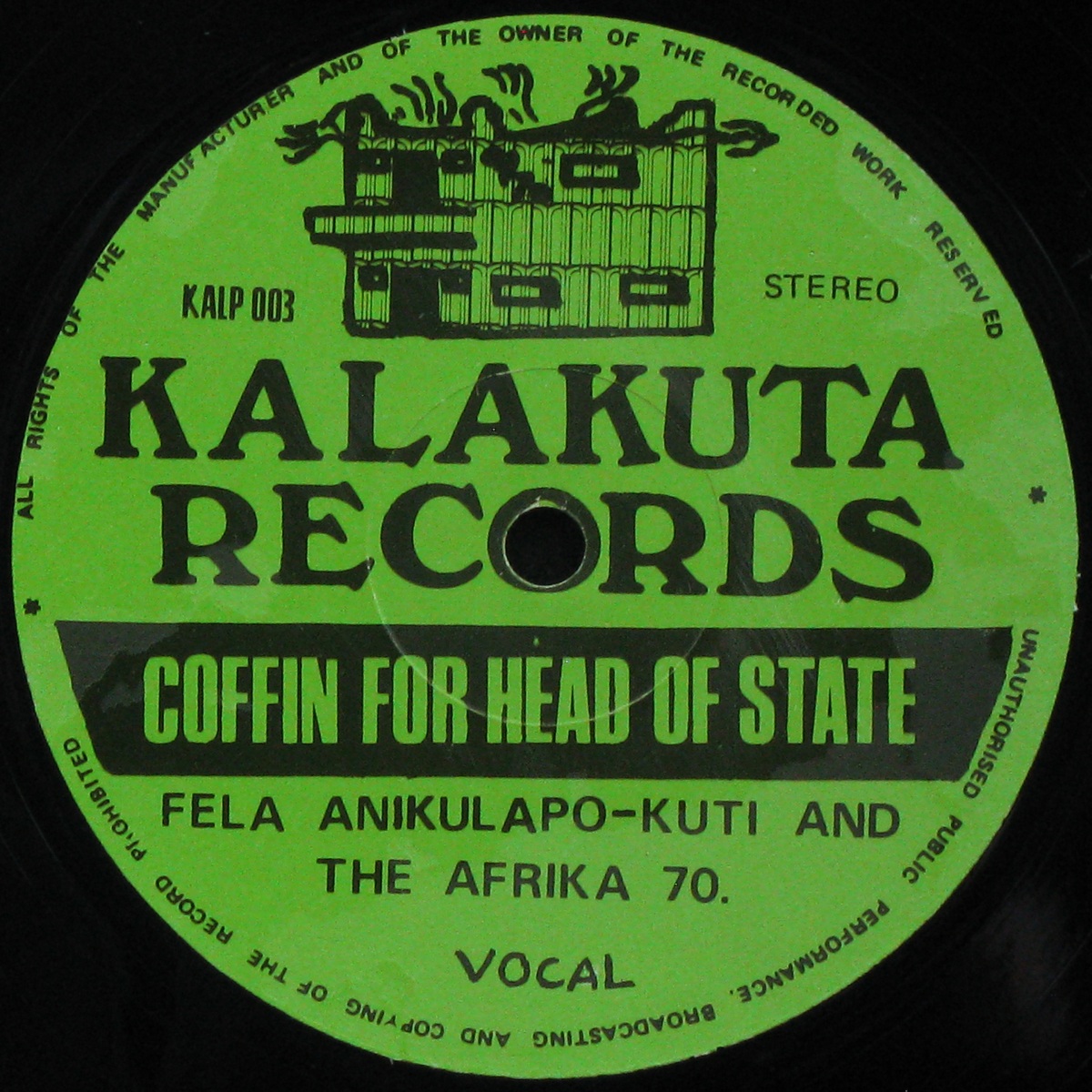 LP Fela Ransome Kuti & Africa '70 — Coffin For Head Of State фото 5
