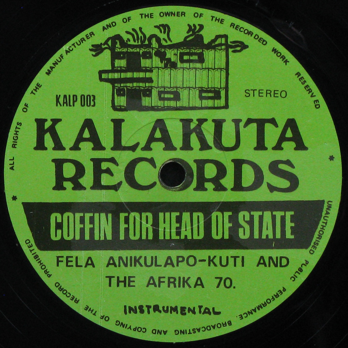 LP Fela Ransome Kuti & Africa '70 — Coffin For Head Of State фото 4