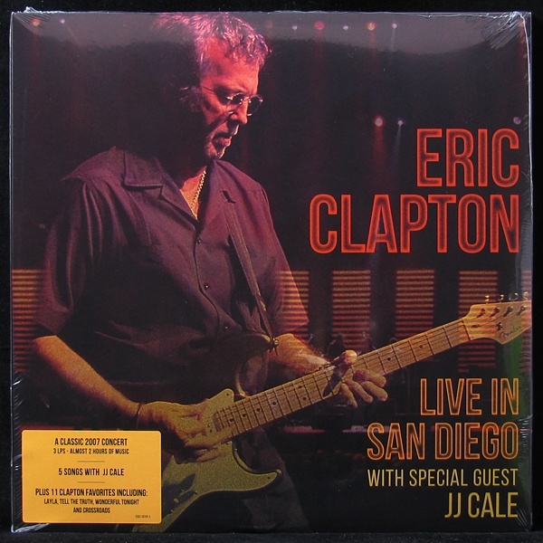 LP Eric Clapton — Live In San Diego (With Special Guest J.J.Cale) (3LP) фото
