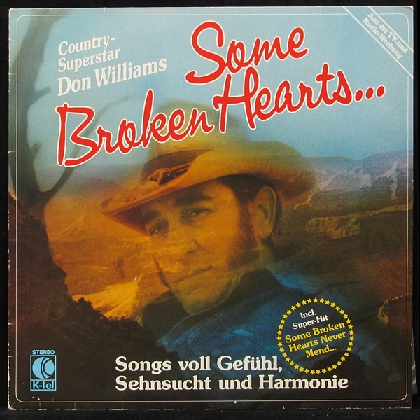 LP Don Williams — Some Broken Hearts... фото