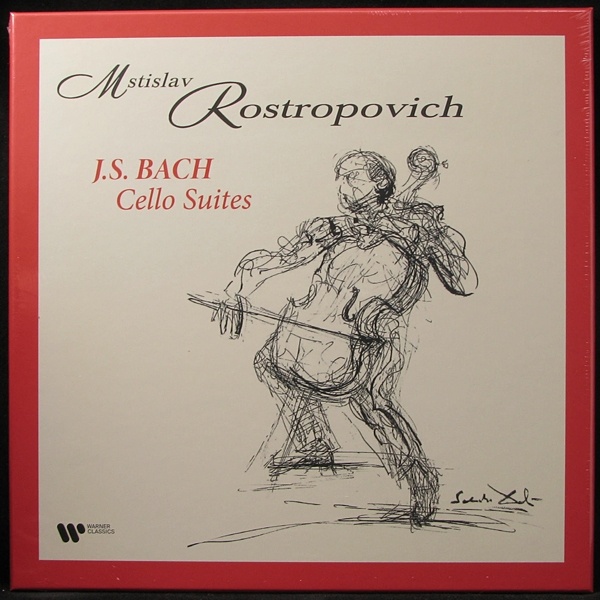 LP Mstislav Rostropovich — Bach: Cello Suites (4LP Box) фото