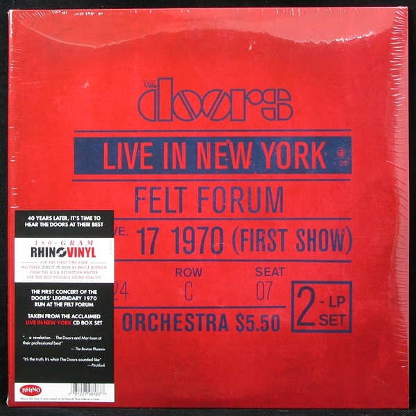 LP Doors — Live In New York (2LP) фото