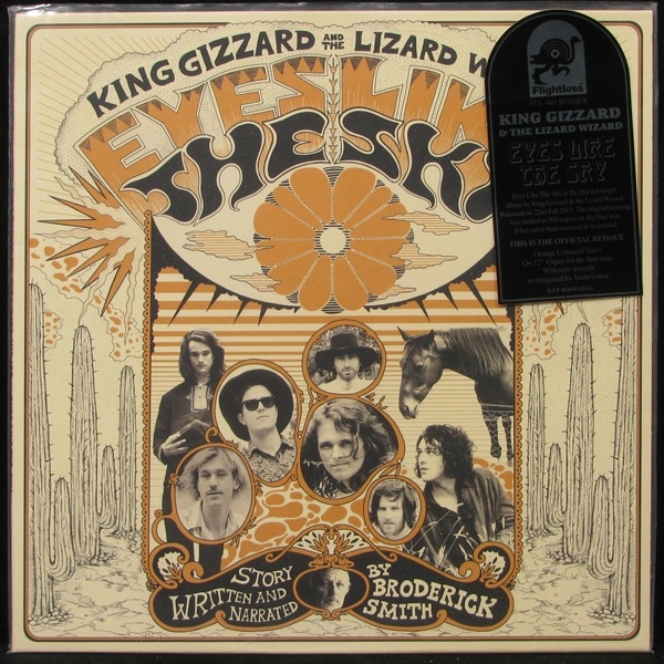 LP King Gizzard And The Lizard Wizard — Eyes Like The Sky (orange vinyl) фото