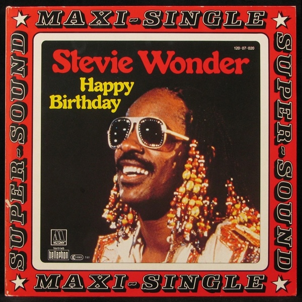 LP Stevie Wonder — Happy Birthday (maxi) фото
