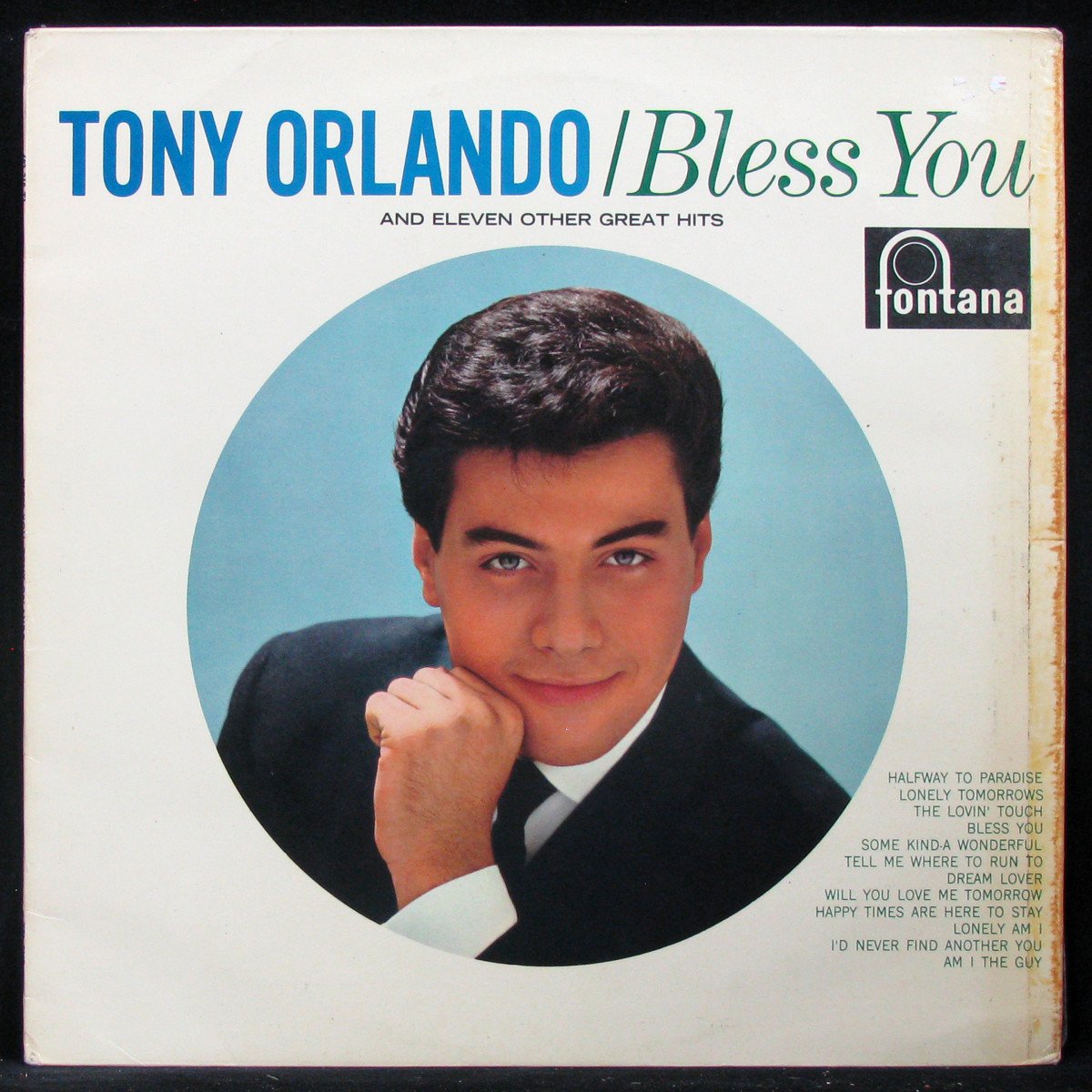 LP Tony Orlando — Bless You And 11 Other Greatest Hits (mono) фото