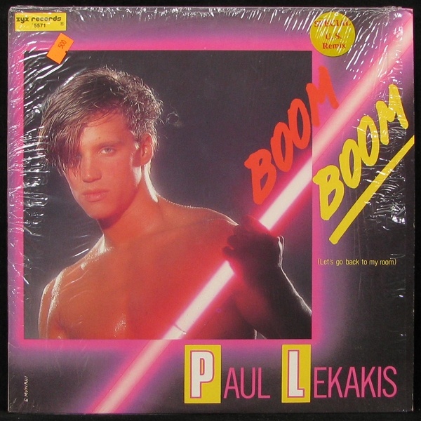 LP Paul Lekakis — Boom Boom (Let's Go Back To My Room) (maxi, +promo photo, autograph) фото