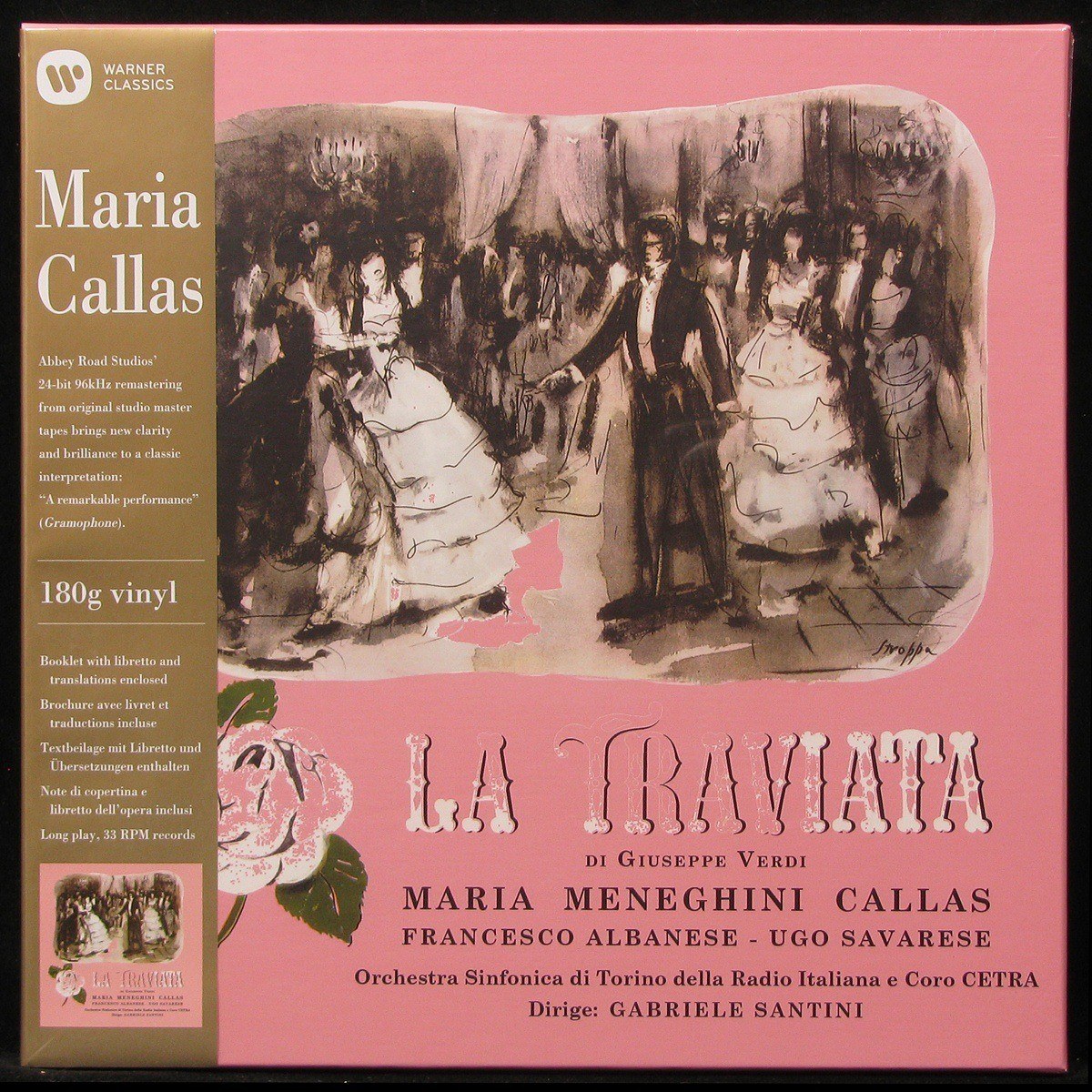 LP Maria Callas — Verdi: La Traviata (3LP BOX, + obi, + booklet) фото