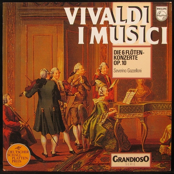 LP I Musici / Severino Gazzelloni — Vivaldi: Die 6 Flotenkonzerte Op.10 фото